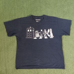Doctor Who Crossing Abbey Road 2012 T Shirt Size Large